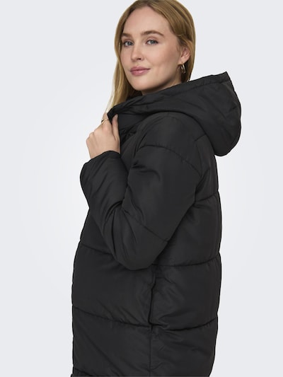 Only Maternity Wintermantel 'ABBIE' in de kleur Zwart, Productweergave
