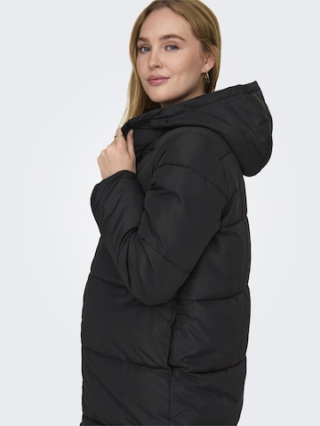 Only Maternity Wintermantel 'ABBIE' in Zwart