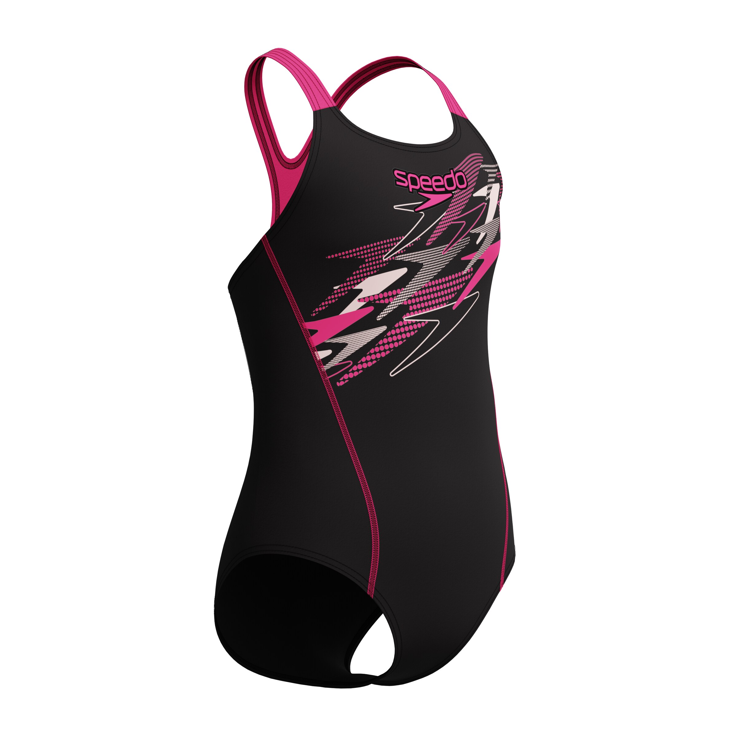 SPEEDO Sportbadeanzug in Schwarz