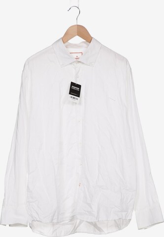 handstich Button Up Shirt in XXXL in White: front