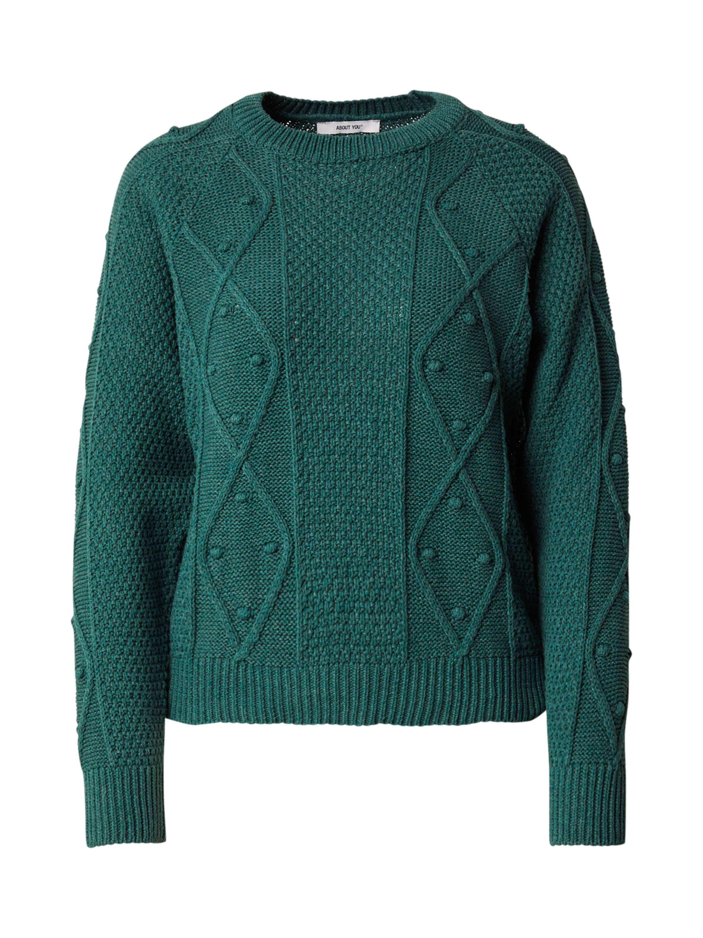 ABOUT YOU Свитер 'Clara' в Зеленый: спереди