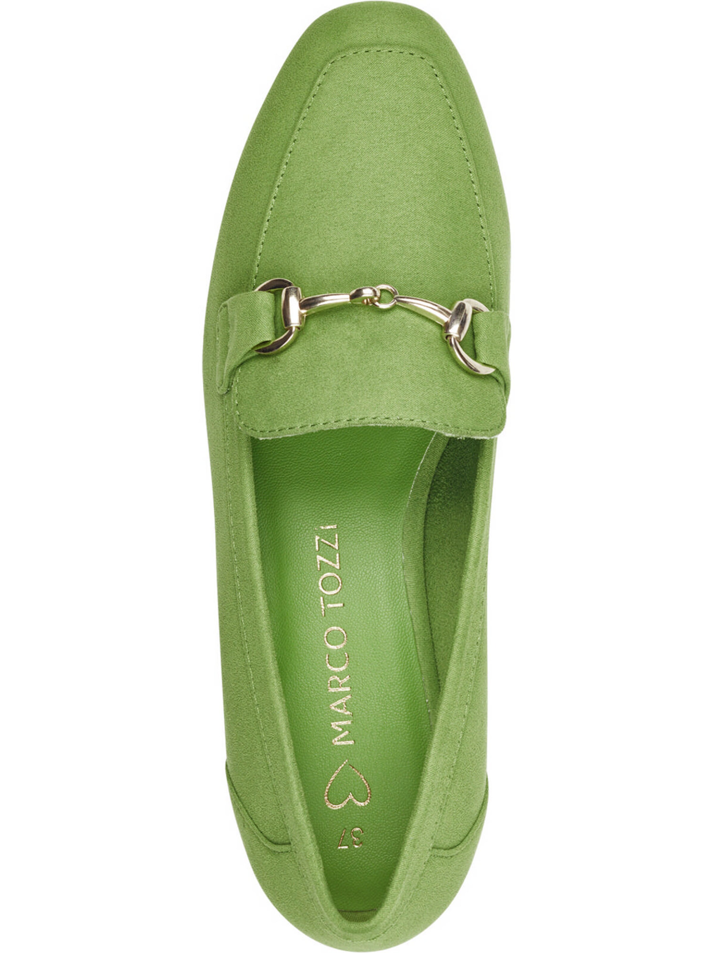 MARCO TOZZI Slipper in Grün