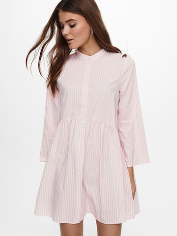 ONLY Shirt Dress 'Ditte' in Pink