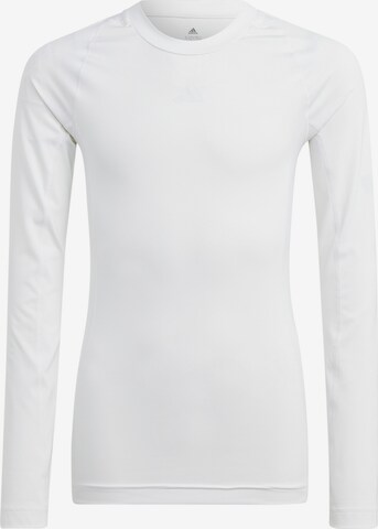 T-Shirt fonctionnel ADIDAS PERFORMANCE en blanc : devant