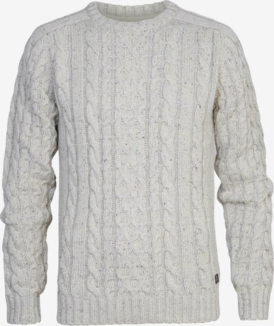 Petrol Industries Sweter w kolorze nakrapiany białym, Podgląd produktu