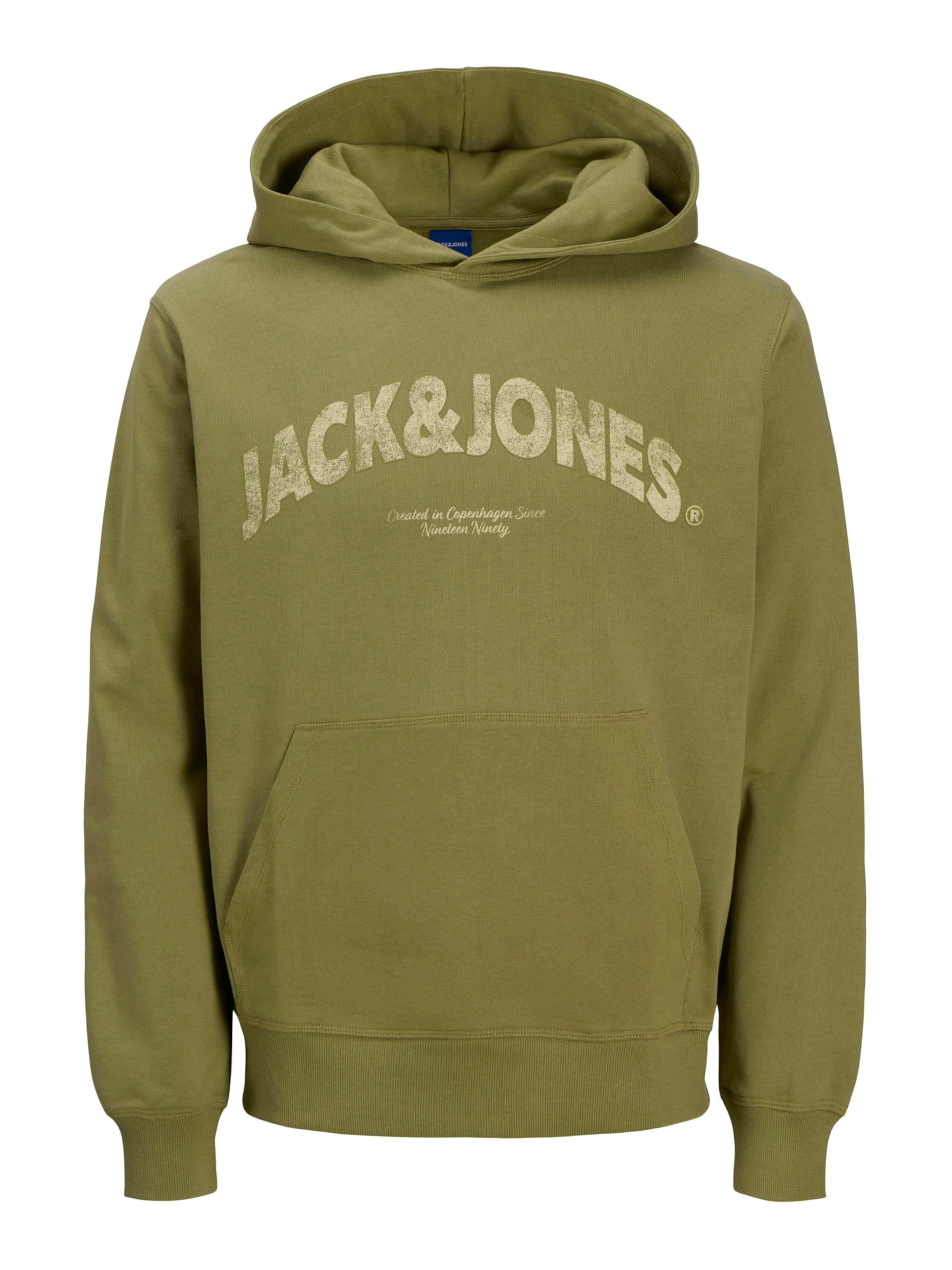 Jack & Jones Plus Sweatshirt 'JORAlmeria' in Green: front