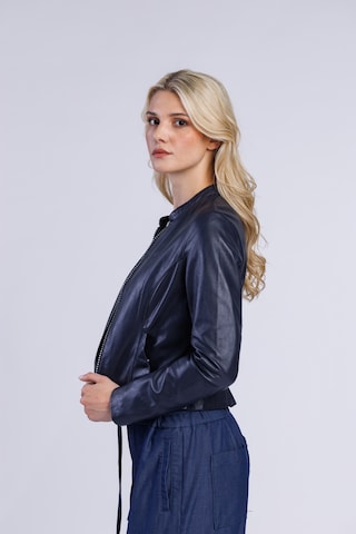Geacă de primăvară-toamnă ' Leather Jacket ' de la FREAKY NATION pe albastru