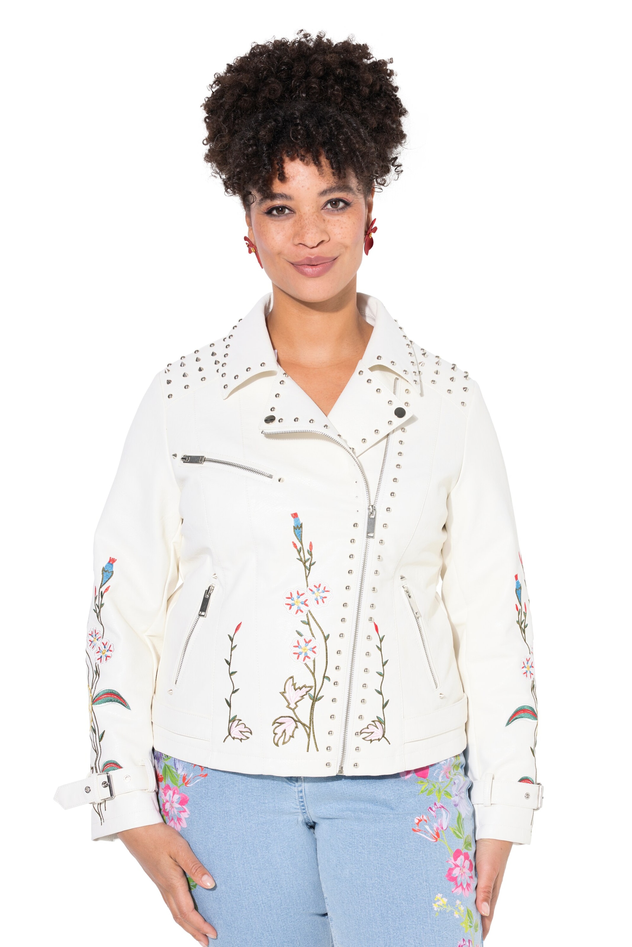 MIAMODA Between-season jacket in White: front