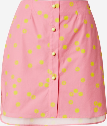 Jupe Chiara Ferragni en rose : devant