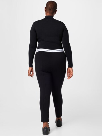 Calvin Klein Jeans Curve Skinny Leggings in Schwarz