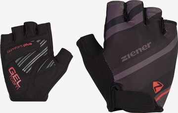 ZIENER Athletic Gloves 'CRIZY' in Black: front