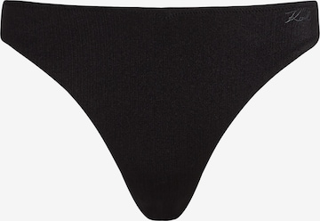 Karl Lagerfeld - Cueca biquíni em preto: frente
