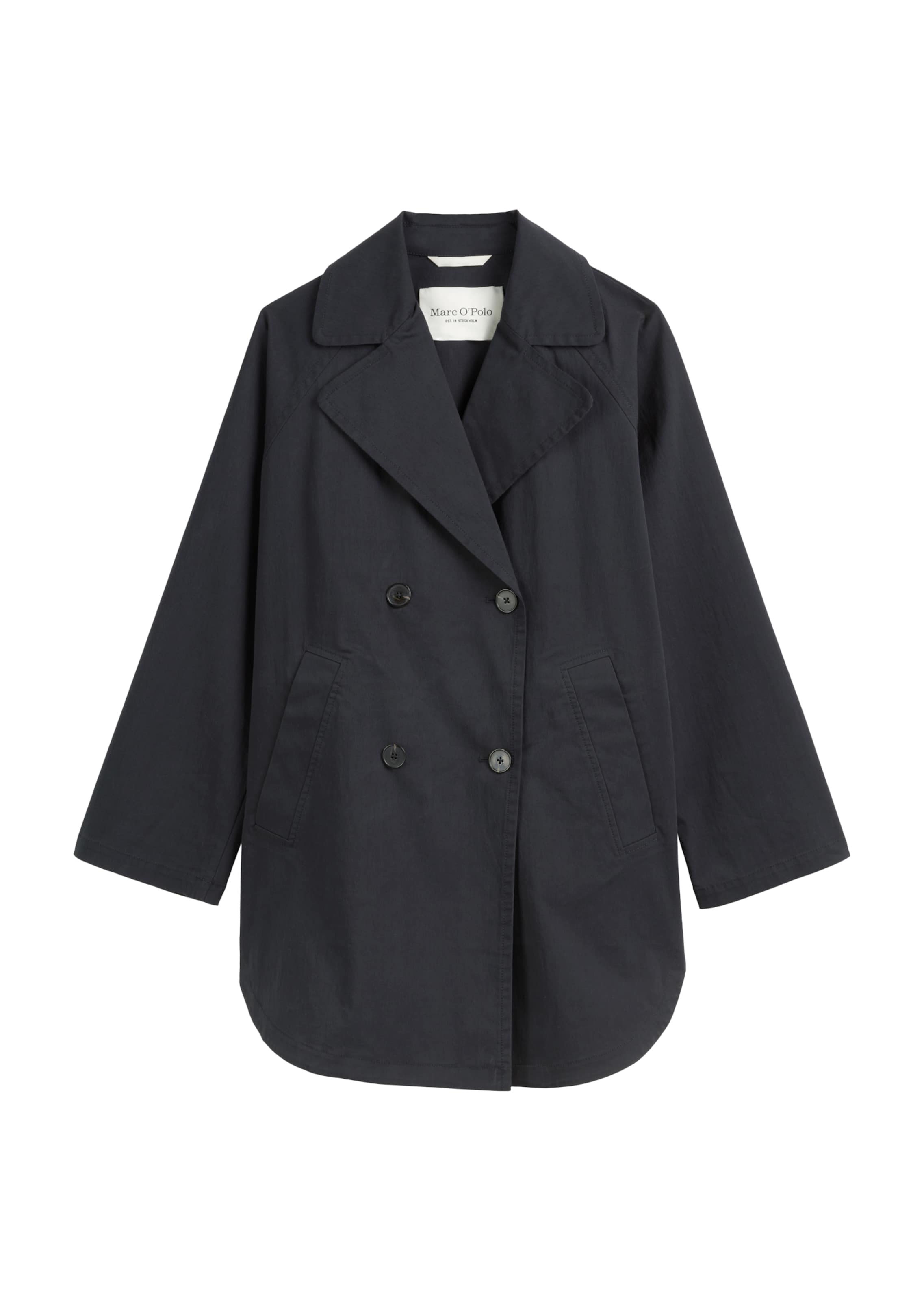 Marc O'Polo Between-seasons coat in Black: front