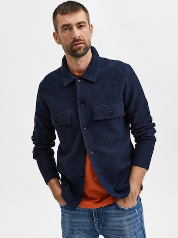 SELECTED HOMME Regular fit Tussenjas 'Nealy' in Blauw