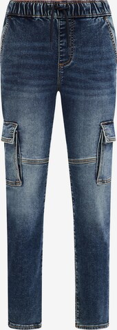 WE Fashion Regular Jeans in Blauw: voorkant