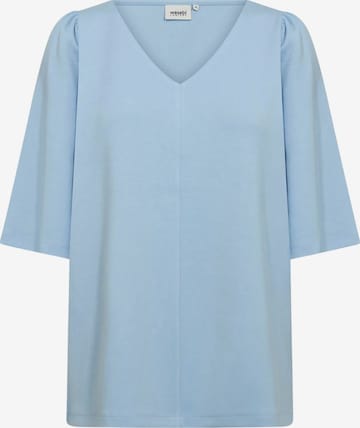 T-shirt ' WA-SEBINA 70 ' Wasabi Concept en bleu : devant