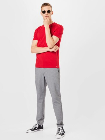 Slim fit Tricou 'Level 5' de la OLYMP pe roșu