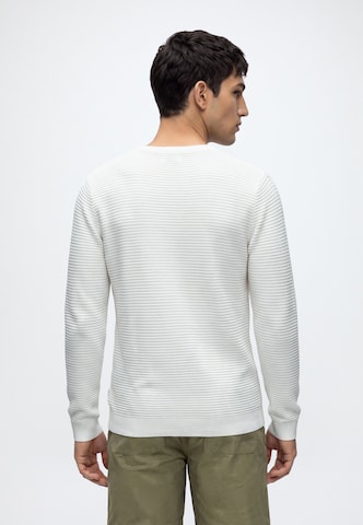 JACK & JONES Pulóver 'JJEBRODY' - fehér