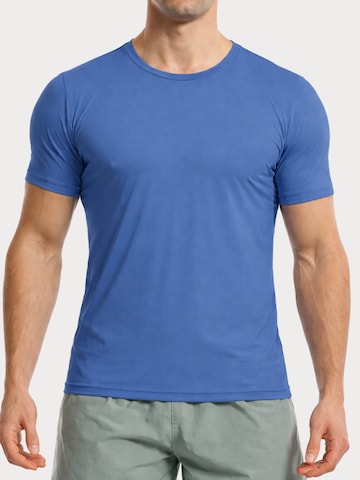 BIMONI Performance Shirt 'GYM High-Performance Funktionsshirt' in Blue: front