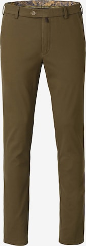 MEYER Chino 'Bonn' in Bruin: voorkant