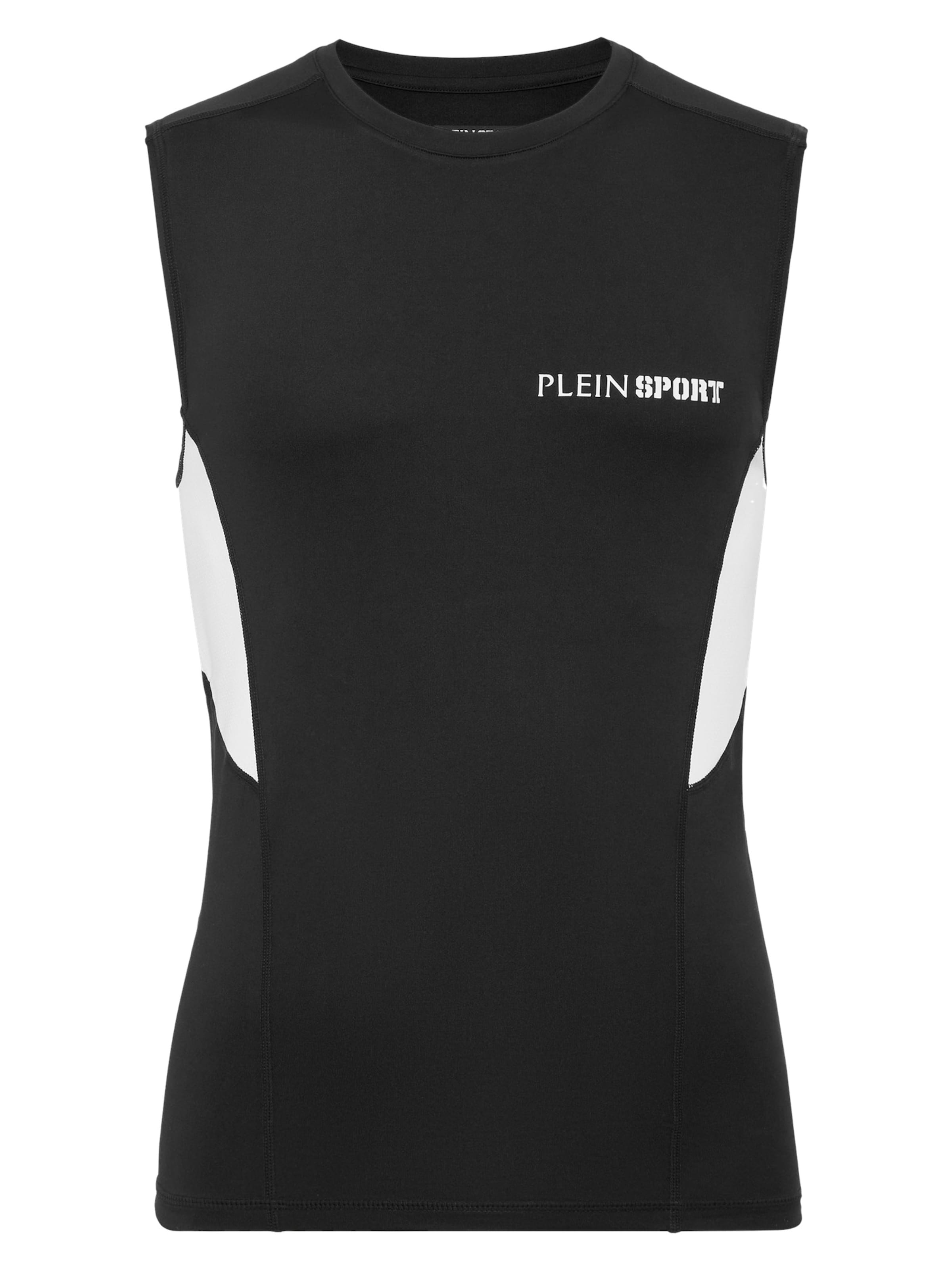 Plein Sport Shirt in de kleur Zwart / Wit, Productweergave