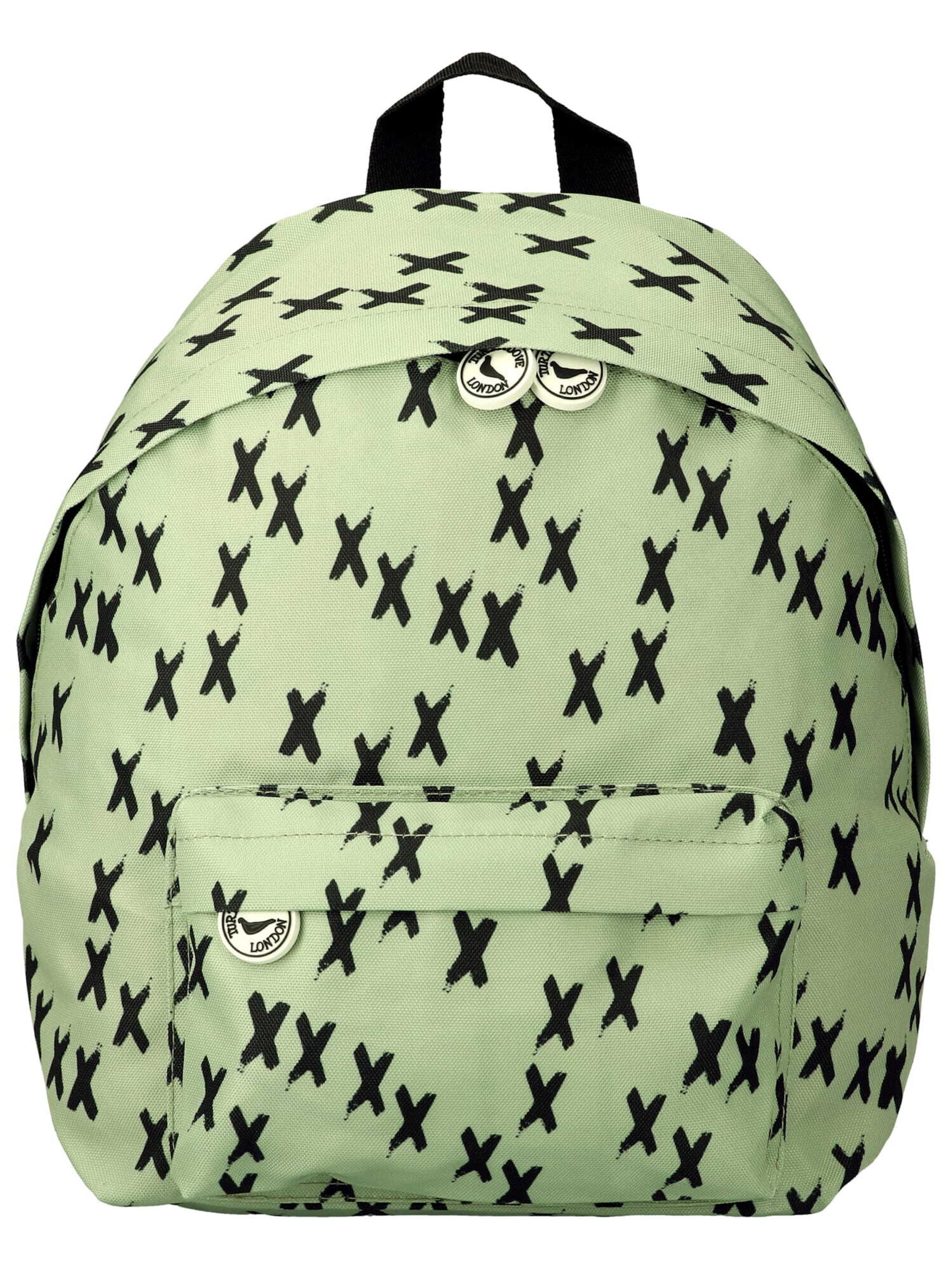 Turtledove London Rugzak in Groen: voorkant