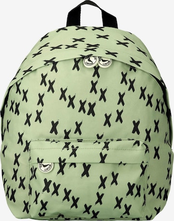 Turtledove London Rucksack in Grün: Vorderseite