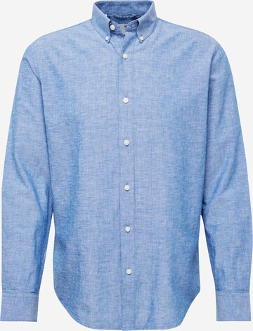SELECTED HOMME Regular fit Skjorta 'DAN' i blå: framsida