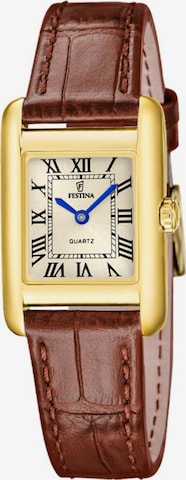 FESTINA Analoguhr in Gold: Vorderseite