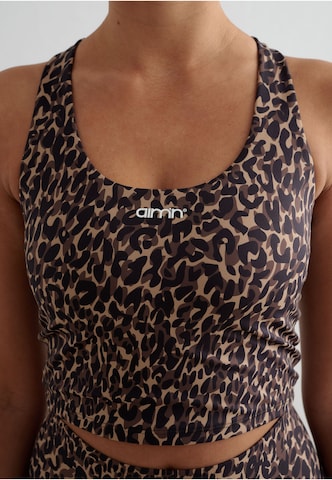 Bustino Reggiseno sportivo 'Core Essential' di Aim'n in marrone