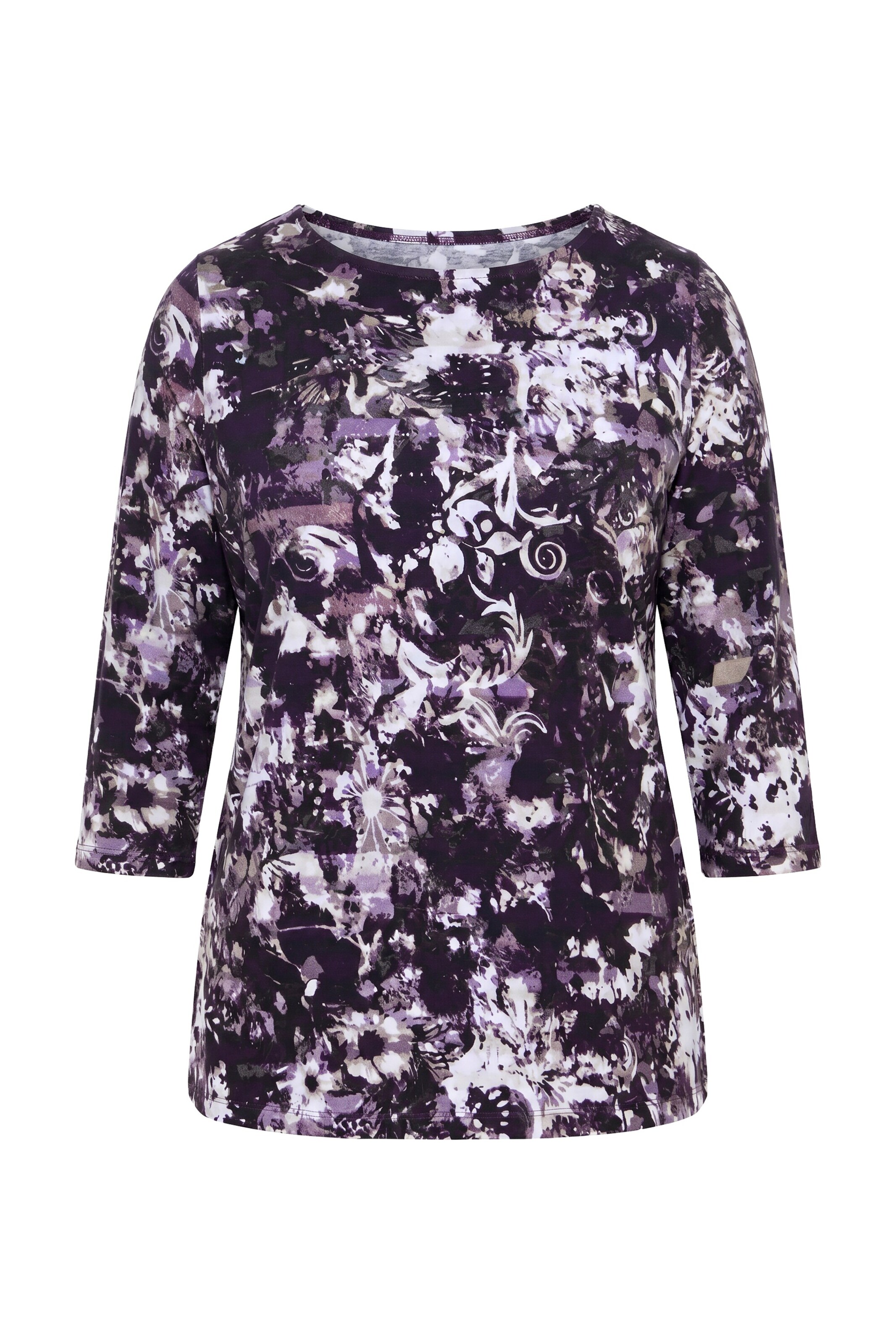 Ulla Popken Shirt in Lila: Vorderseite