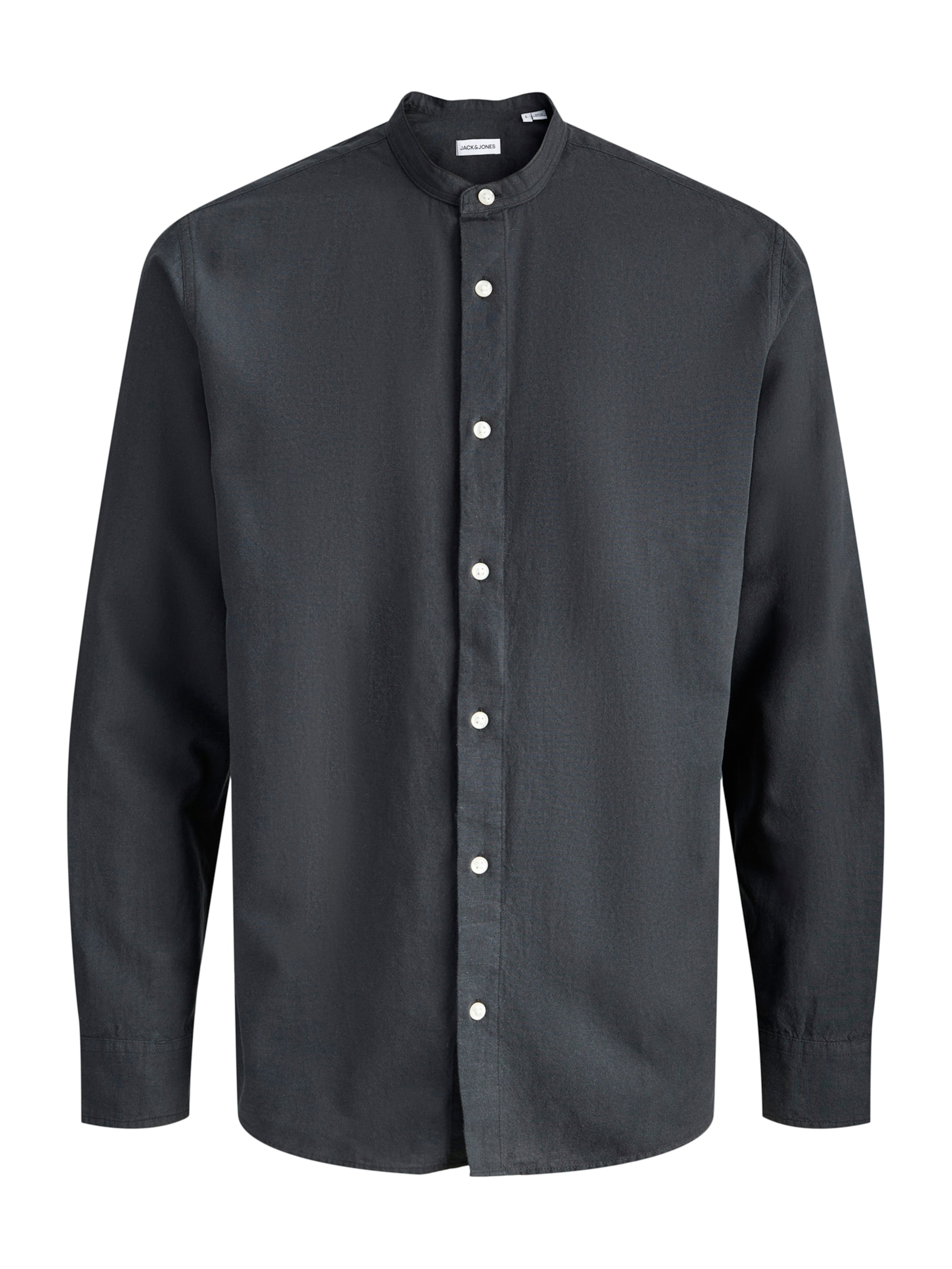 Coupe regular Chemise 'JJEBREEZE' Jack & Jones Plus en noir : devant