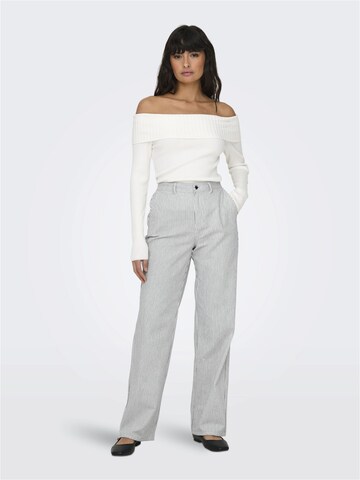 ONLY - regular Pantalón en blanco