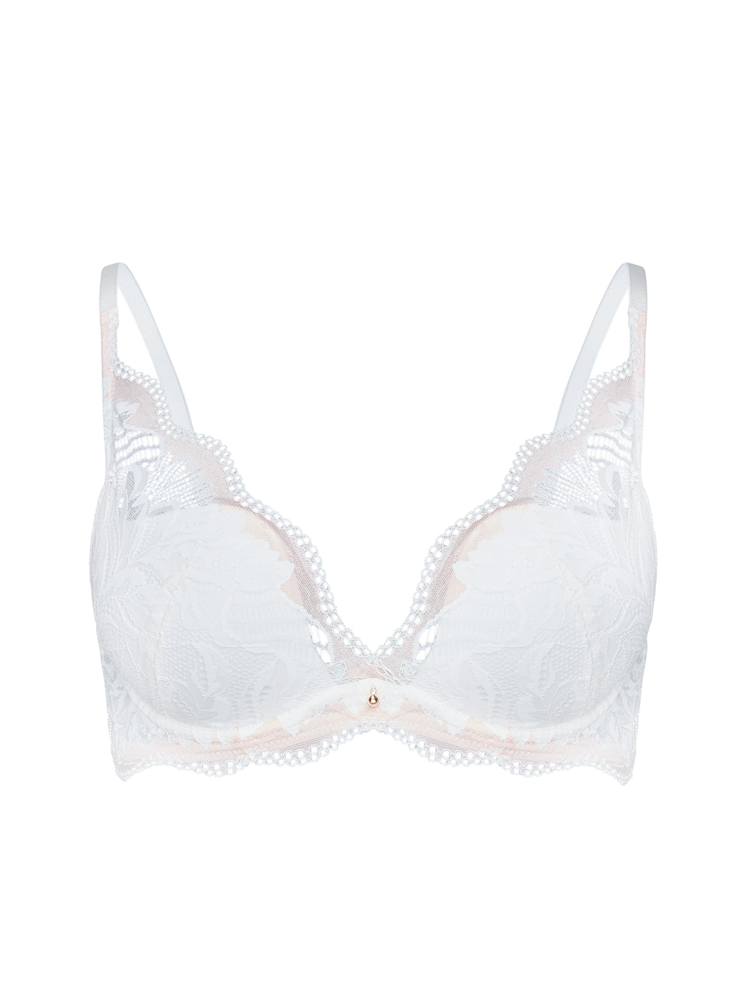 ESOTIQ - Push-up Sujetador en beige: frente