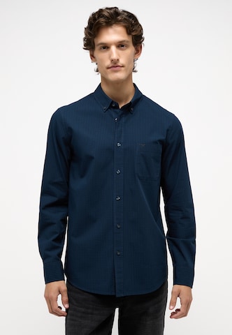MUSTANG Regular Fit Hemd in Blau: predná strana