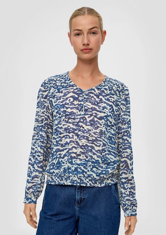 s.Oliver Blouse in Blue: front