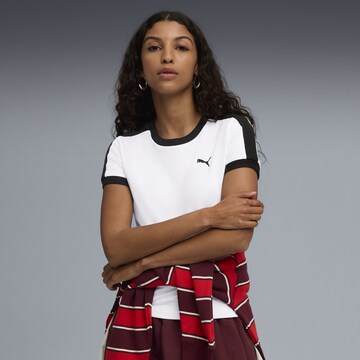T-shirt 'T7' PUMA en blanc : devant
