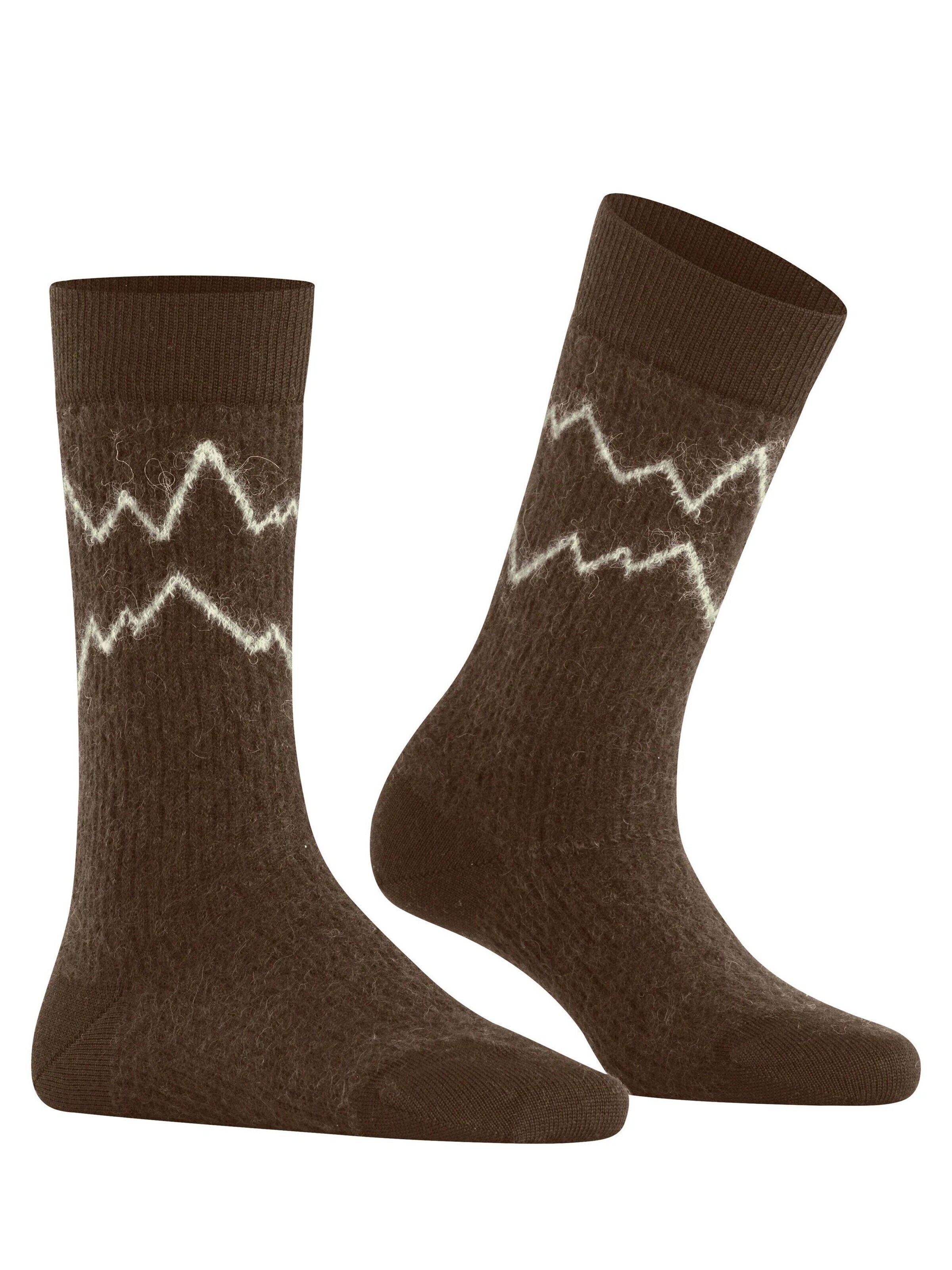 FALKE Socken 'Peak'‌‌‌‌‌‌‌‌‌‌ in Braun