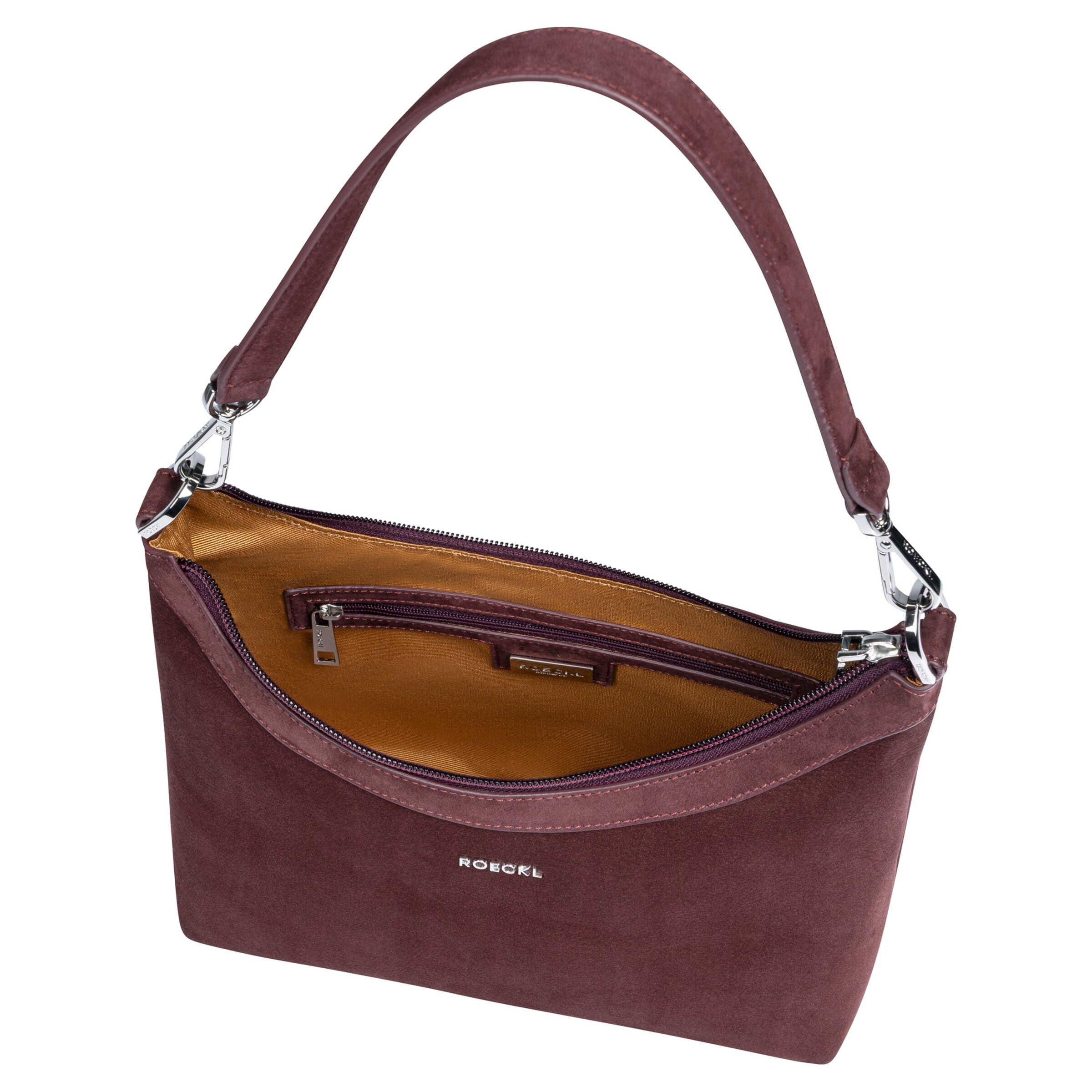 Borsa a spalla 'DIANA SCHULTERTASCHE NUBUK SMALL' di Roeckl in rosso