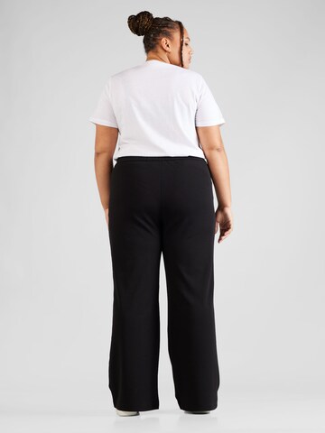 Wide leg Pantaloni 'NULA' di PIECES Curve in nero