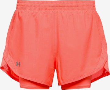 UNDER ARMOUR Workout Pants in Orange: front