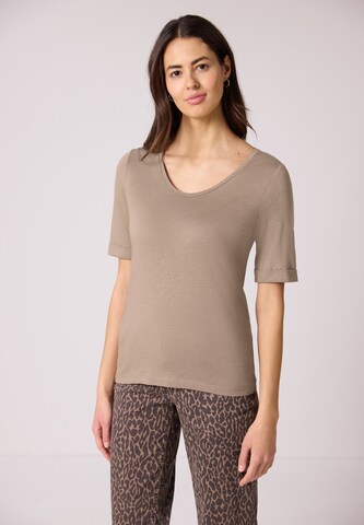 STREET ONE Shirt in Brown: front