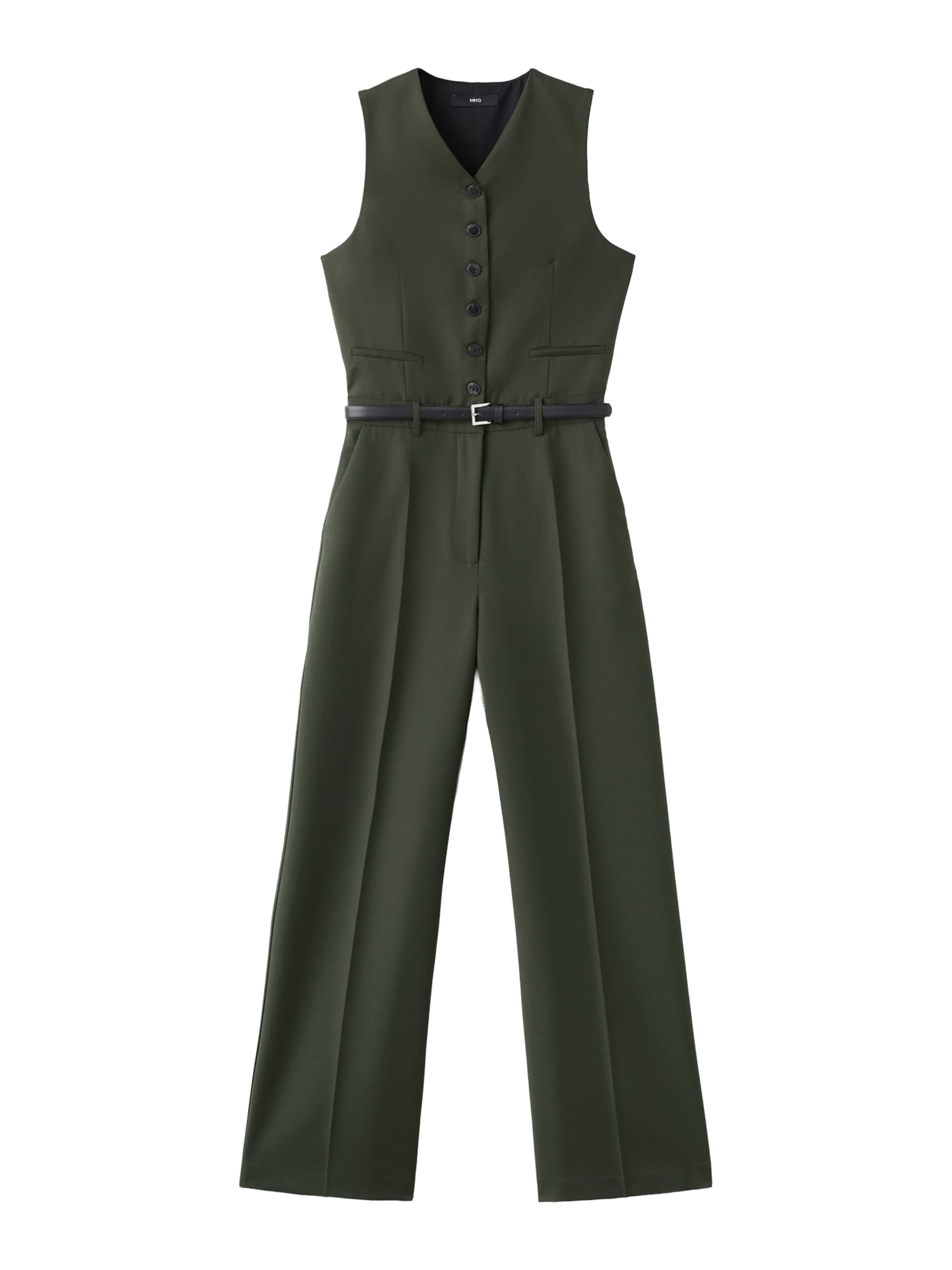 MANGO Overal 'Eune' – zelená: přední strana