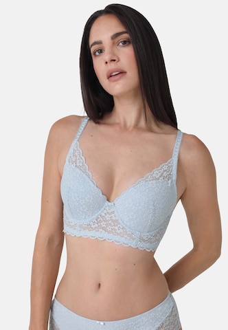 sassa T-shirt BH 'Summer Dreams' in Blauw: voorkant