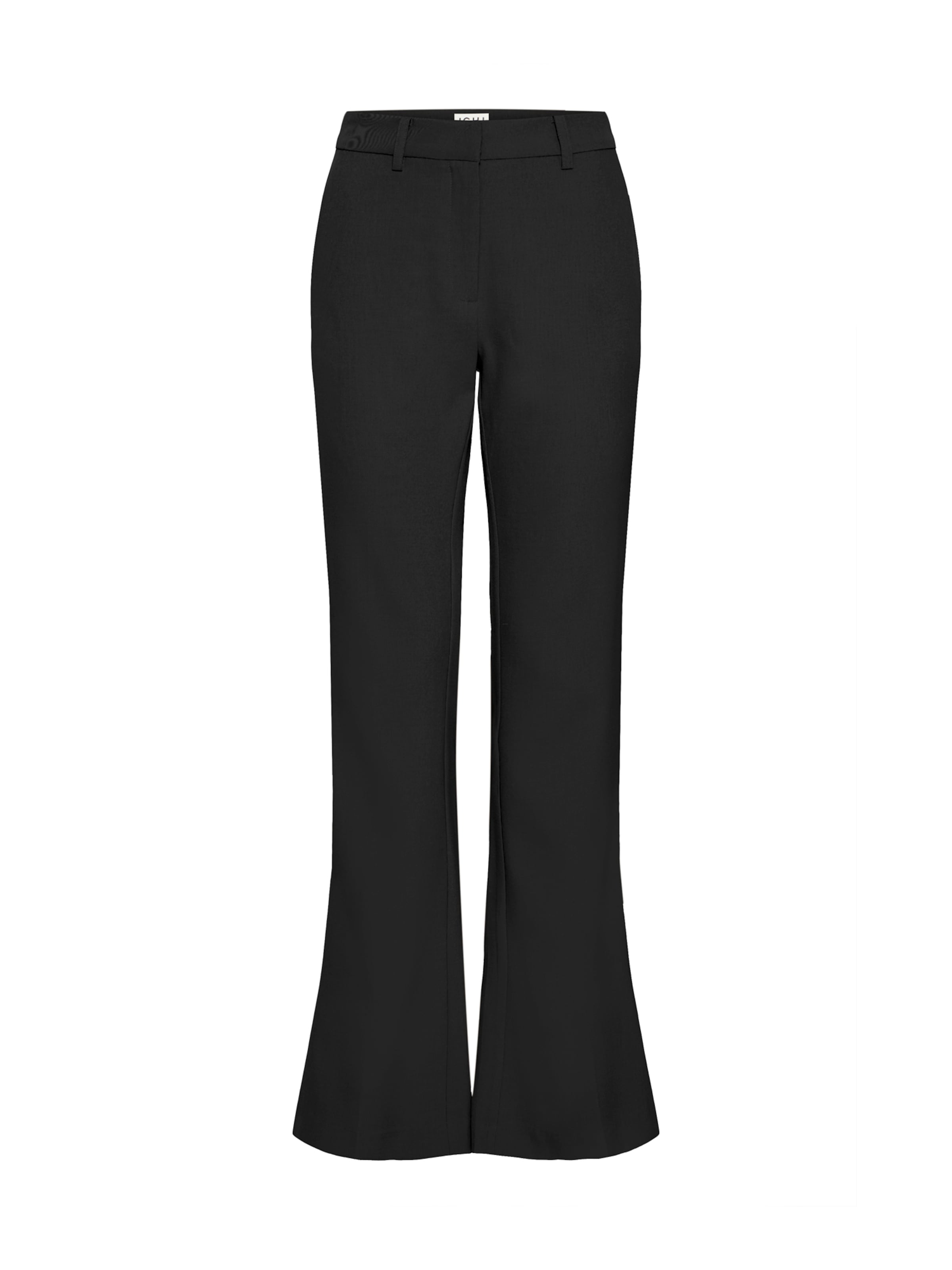 ICHI Flared Pants &#x27;IHFAVA&#x27; in Black: front