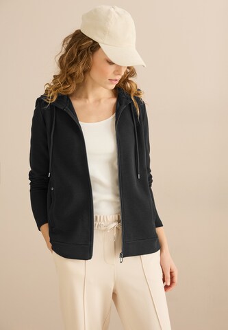 CECIL Kapuzenjacke in Schwarz: Vorderseite
