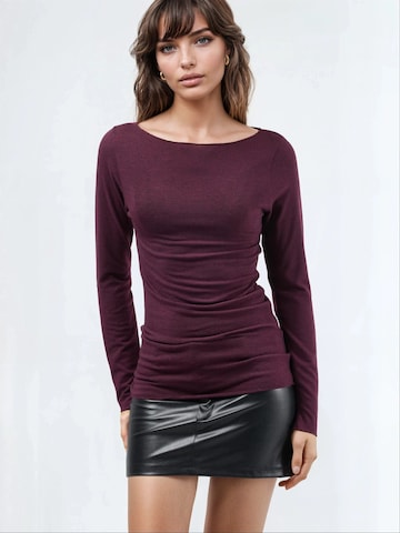 Camicia da donna di Busem in lilla: frontale