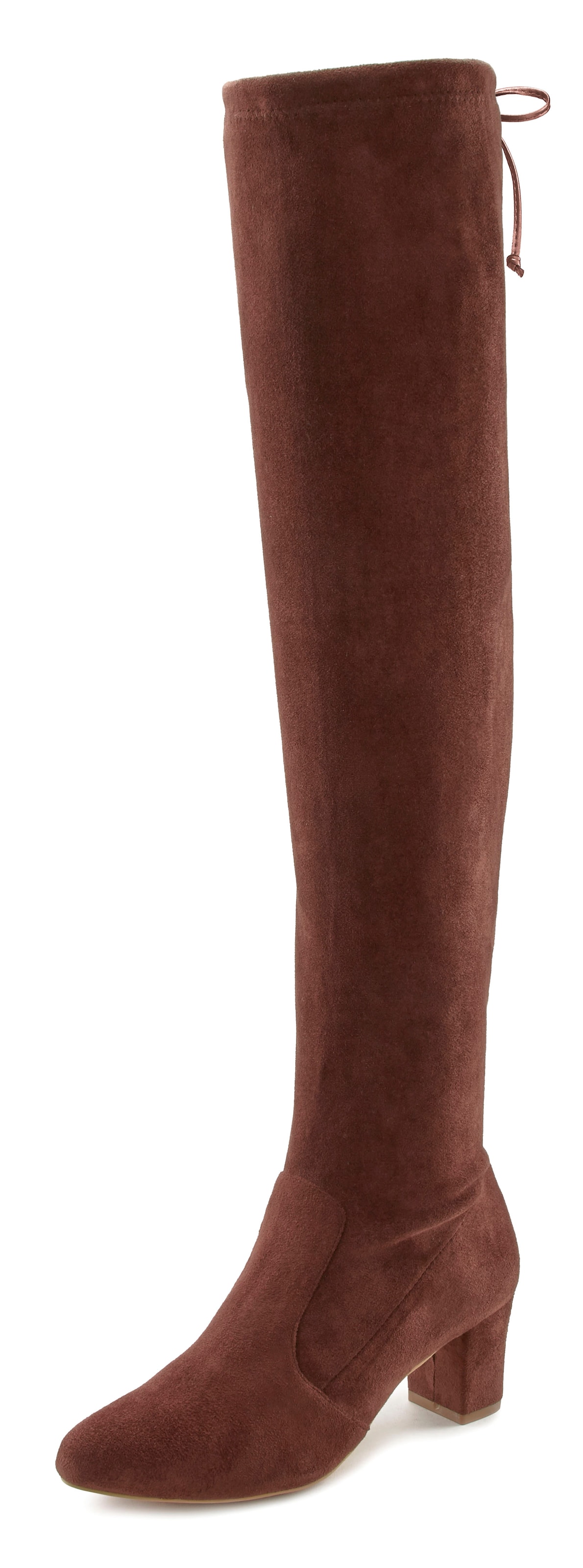 LASCANA Over the Knee Boots in Brown: front