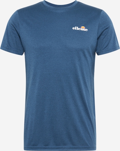 ELLESSE Functioneel shirt 'Malbe' in de kleur Blauw gemêleerd / Mandarijn / Grenadine / Wit, Productweergave