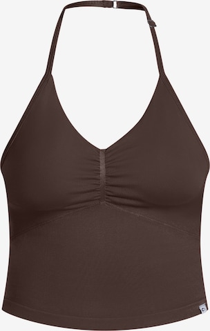 Smilodox Top 'Malena' in Brown: front